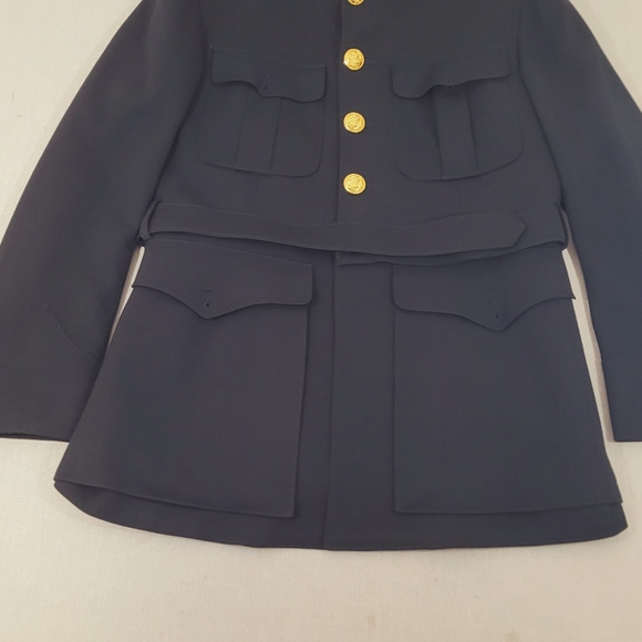 1950s USMC Formal Mens Dress Coat Size 40R Rare Military Collectible Korean War - Picture 3 of 10